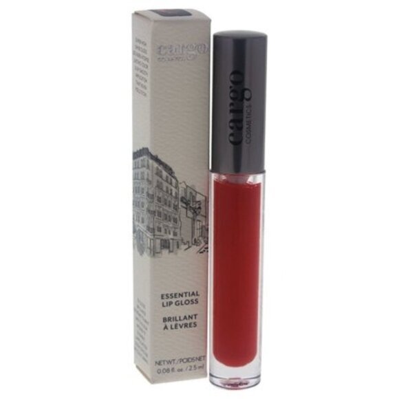 Cargo Cosmetics Other - Cargo Essential Lip Gloss Rio Red High Shine Long-Lasting Moisturizing Formula